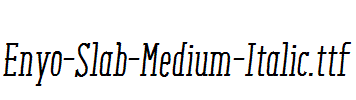 Enyo-Slab-Medium-Italic