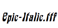 Epic-Italic.ttf