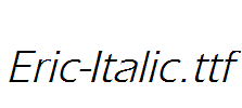 Eric-Italic.ttf