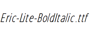 Eric-Lite-BoldItalic.ttf