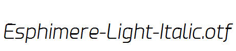 Esphimere-Light-Italic