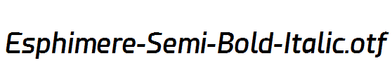 Esphimere-Semi-Bold-Italic