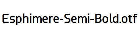 Esphimere-Semi-Bold
