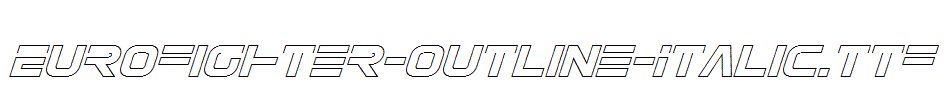 Eurofighter-Outline-Italic