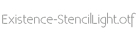 Existence-StencilLight