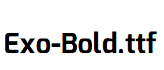 Exo-Bold
