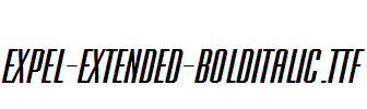 Expel-Extended-BoldItalic.ttf