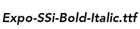 Expo-SSi-Bold-Italic.ttf