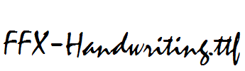 FFX-Handwriting.ttf