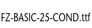 FZ-BASIC-25-COND.ttf