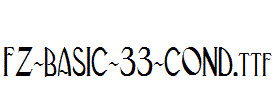 FZ-BASIC-33-COND.ttf