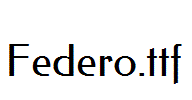 Federo.ttf