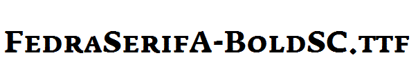 FedraSerifA-BoldSC.ttf