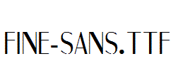 Fine-Sans