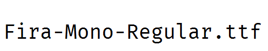 Fira-Mono-Regular