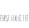 First-Italic.ttf