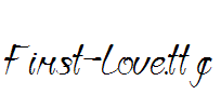 First-Love.ttf