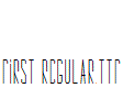 First-Regular