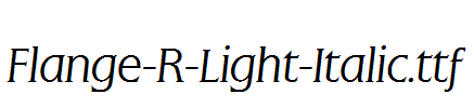 Flange-R-Light-Italic.ttf