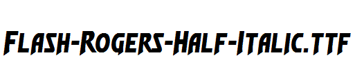Flash-Rogers-Half-Italic