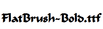 FlatBrush-Bold.ttf