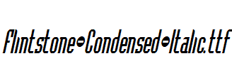 Flintstone-Condensed-Italic.ttf