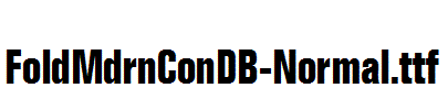 FoldMdrnConDB-Normal.ttf