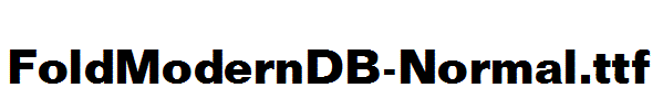 FoldModernDB-Normal.ttf