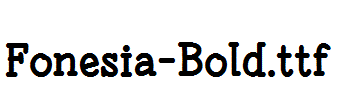 Fonesia-Bold