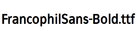 FrancophilSans-Bold