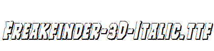 Freakfinder-3D-Italic