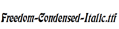 Freedom-Condensed-Italic.ttf