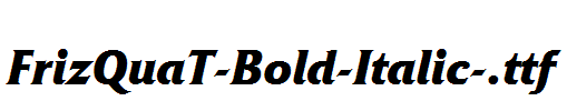FrizQuaT-Bold-Italic-.ttf