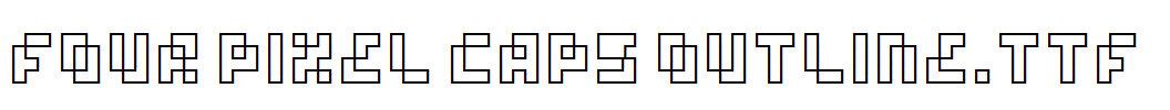 four-pixel-caps-outline.ttf