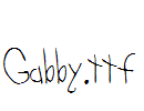 Gabby.ttf