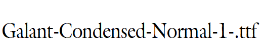 Galant-Condensed-Normal-1-.ttf