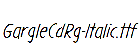 GargleCdRg-Italic.ttf