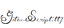 Gita-Script.ttf