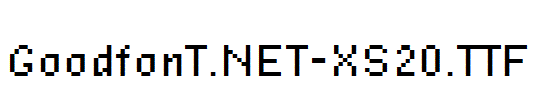 GoodfonT.NET-XS20.ttf