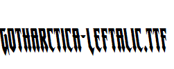 Gotharctica-Leftalic.ttf