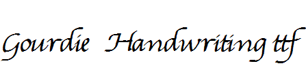 Gourdie-Handwriting.ttf