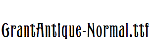GrantAntique-Normal.ttf