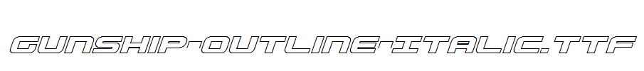 Gunship-Outline-Italic.ttf