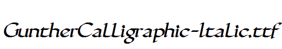 GuntherCalligraphic-Italic.ttf