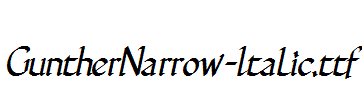 GuntherNarrow-Italic.ttf