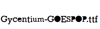 Gycentium-GOESPOP.ttf