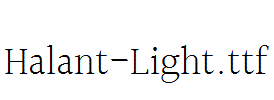 Halant-Light.ttf