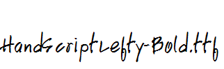HandScriptLefty-Bold.ttf