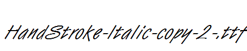 HandStroke-Italic-copy-2-.ttf