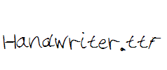 Handwriter.ttf
